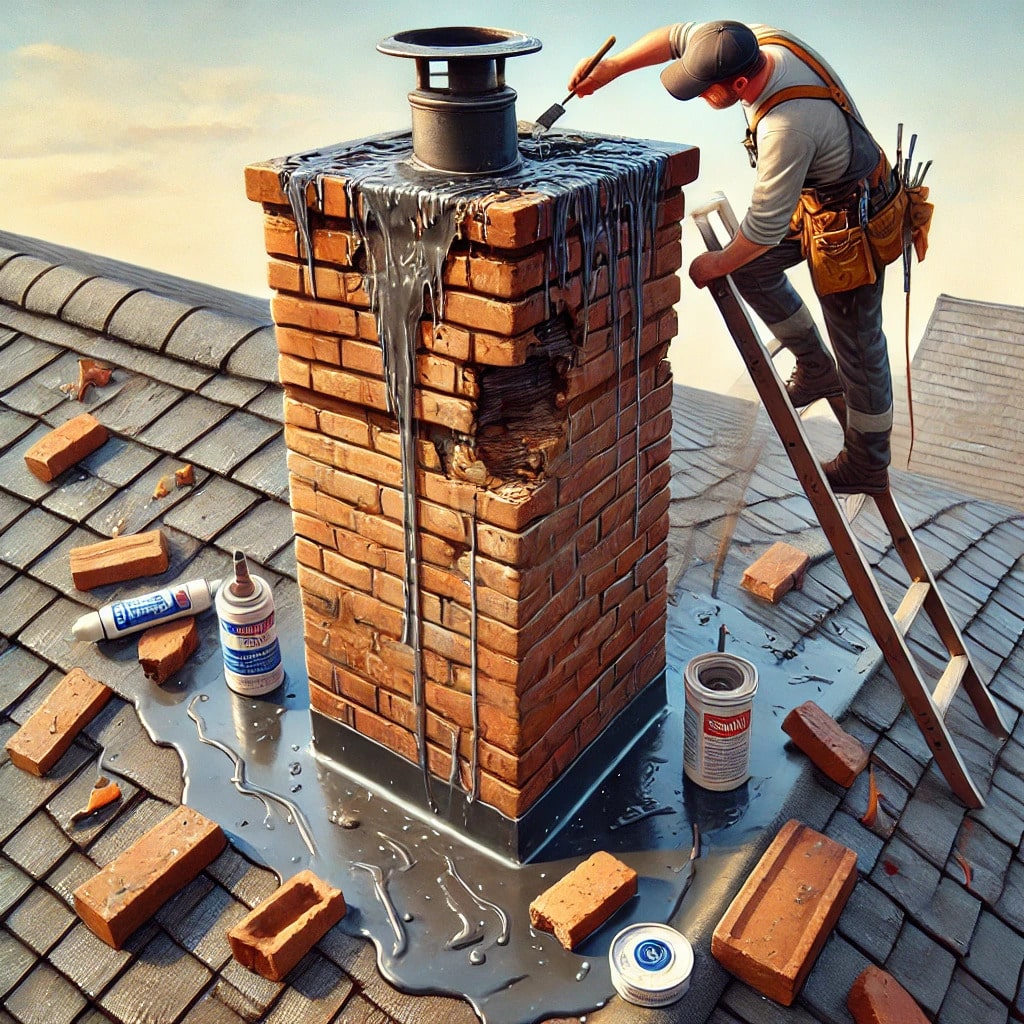 Professional Chimney Leak Repair Midlothian TX - Expert Water Damage Prevention by Chimney Sweep Midlothian Texas